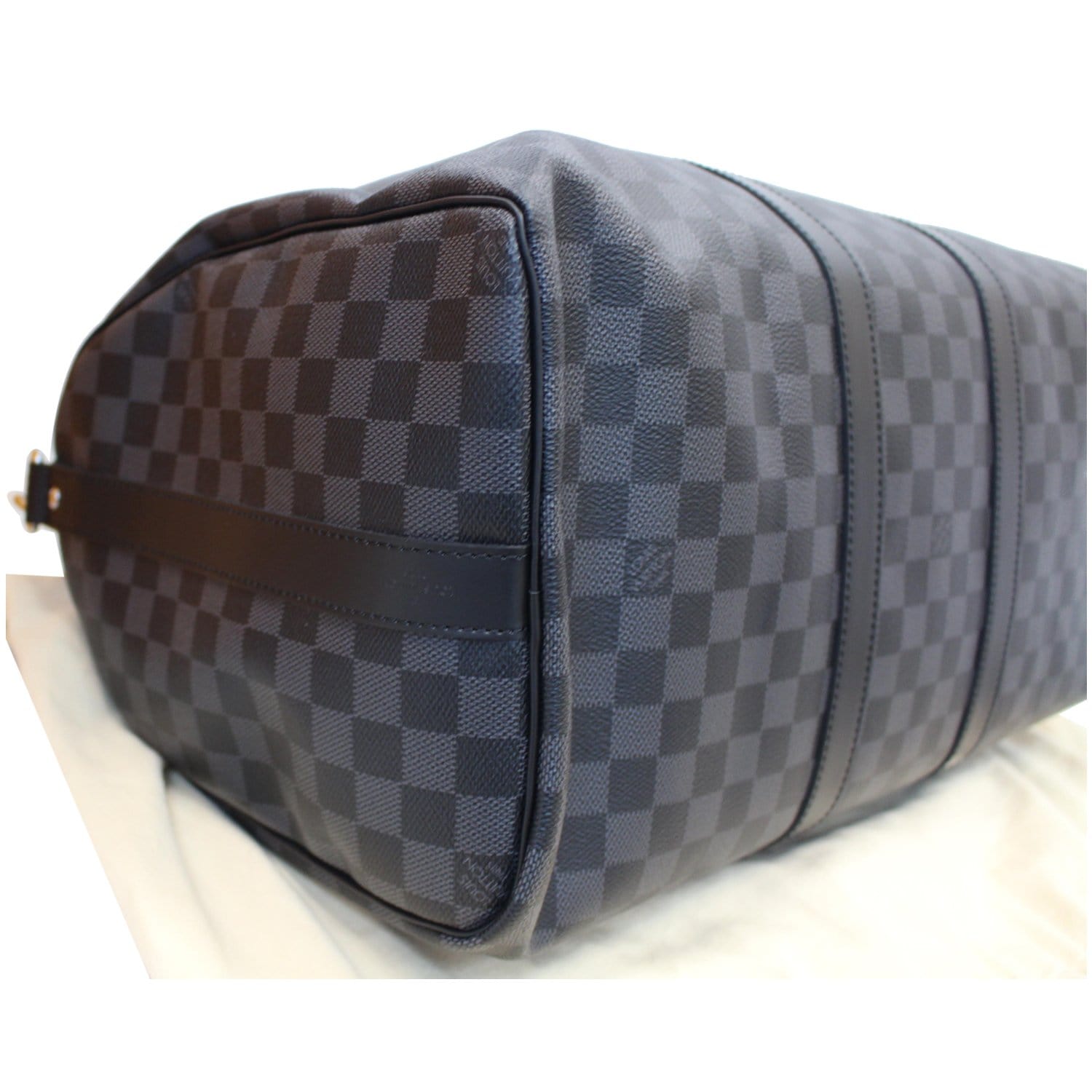 Louis Vuitton Damier Graphite Canvas Keepall Bandouliere 45 Bag