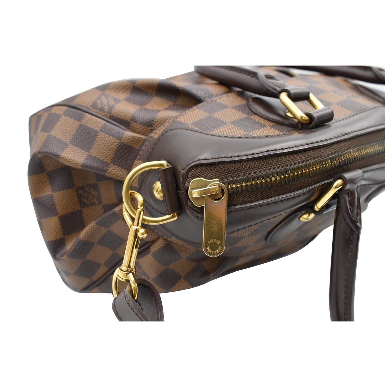 Louis Vuitton, Bags, Louis Vuitton Trevi Shoulder Bag Pm Brown Canvas  Damier Ebene