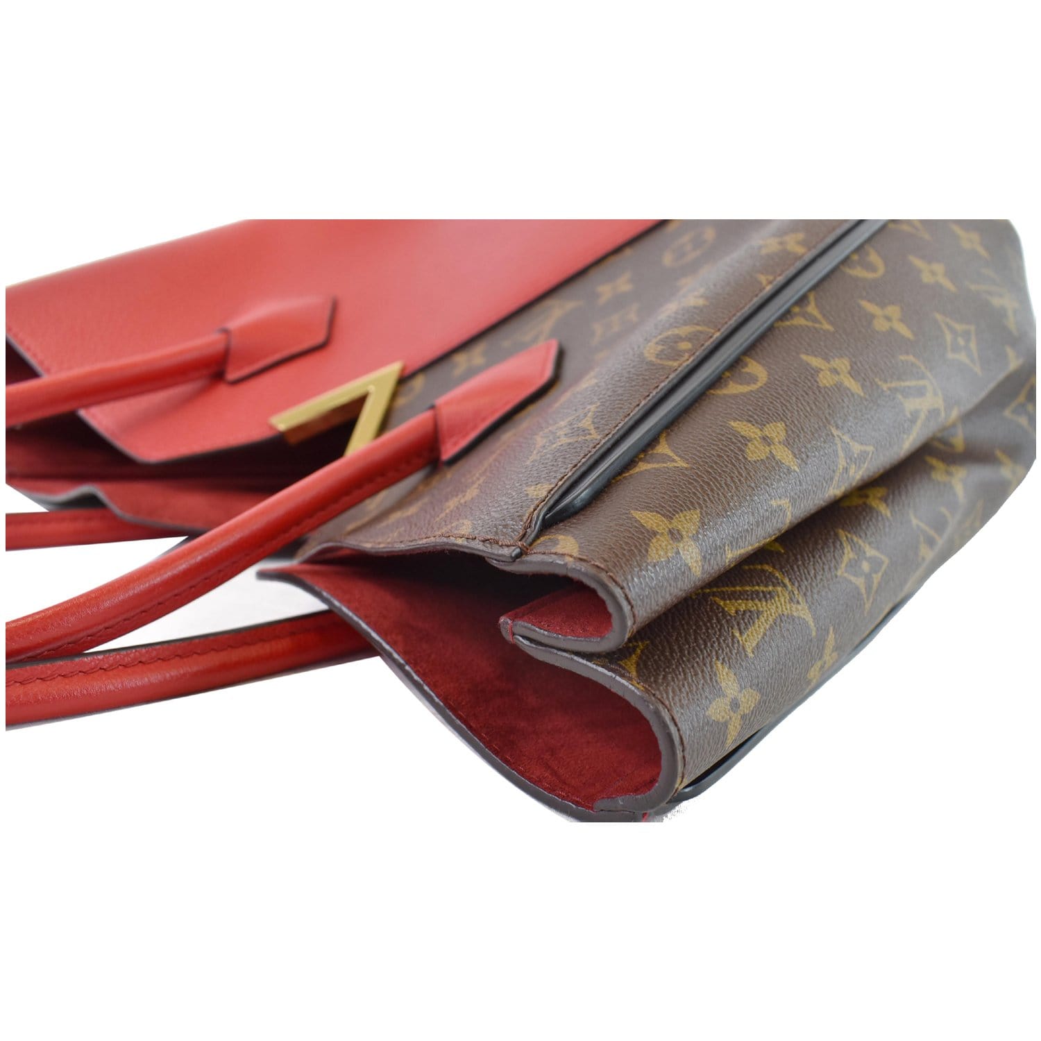 Pre-owned Louis Vuitton Kimono Leather Wallet In Brown