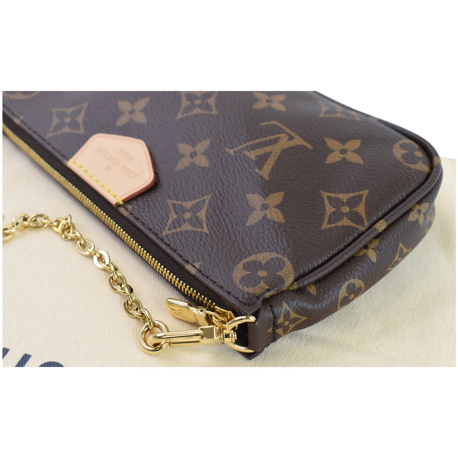 Louis Vuitton Coated Canvas Pochette Félicie Insert - Red Wallets
