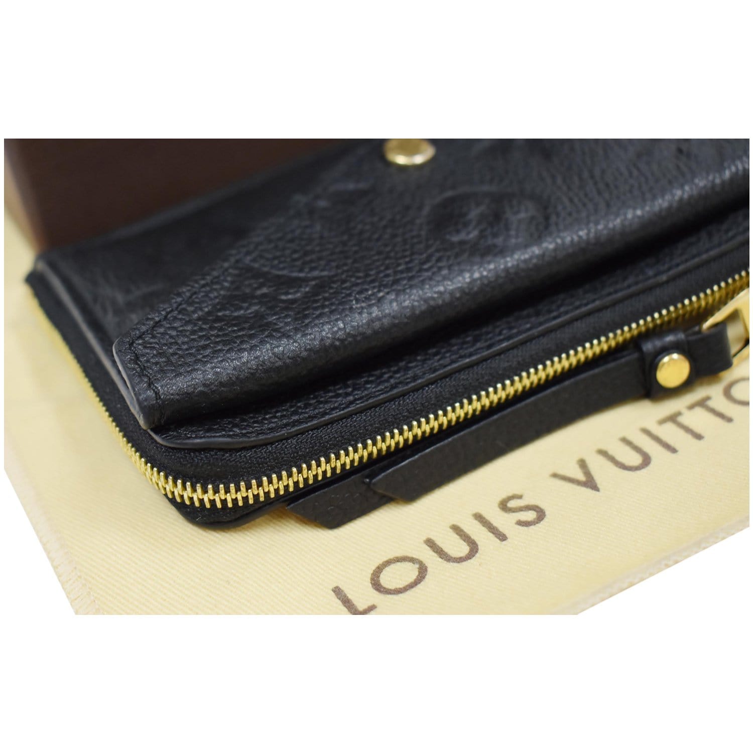 Louis Vuitton LV Card Holder recto verso new Black Leather ref