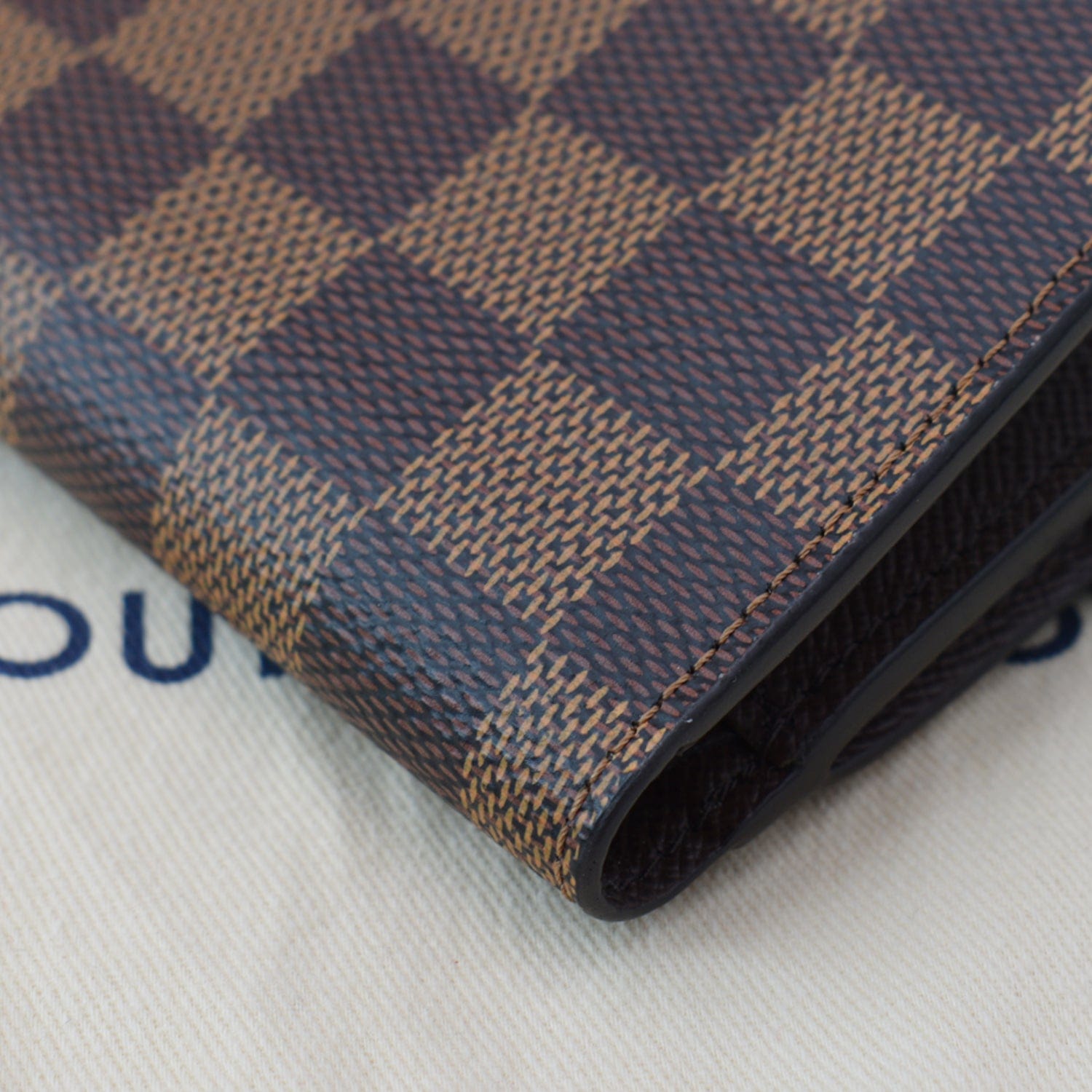 Louis Vuitton, Bags, Louis Vuitton Normandy Compact Wallet In Damier  Ebene And Rose Poudre
