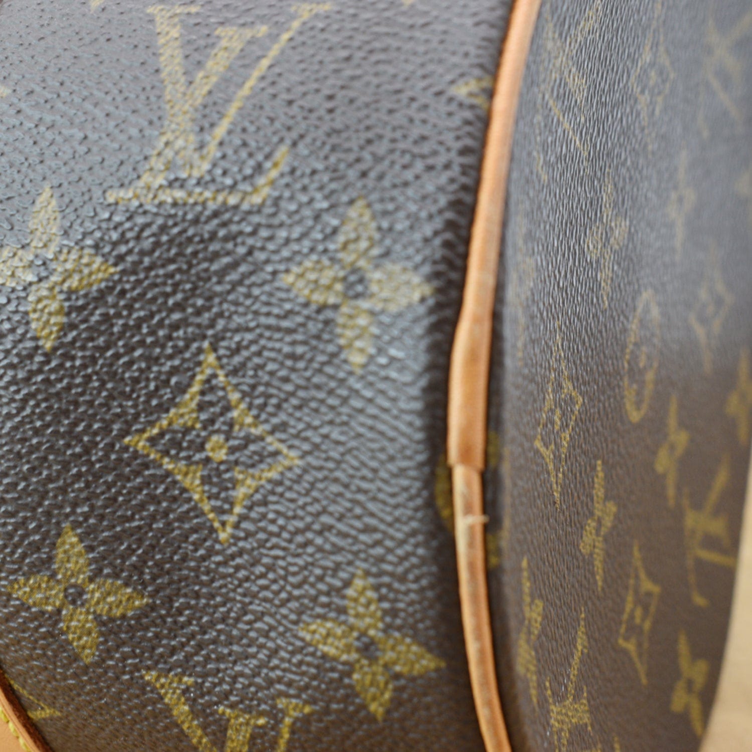 Papillon cloth handbag Louis Vuitton Brown in Cloth - 36564807