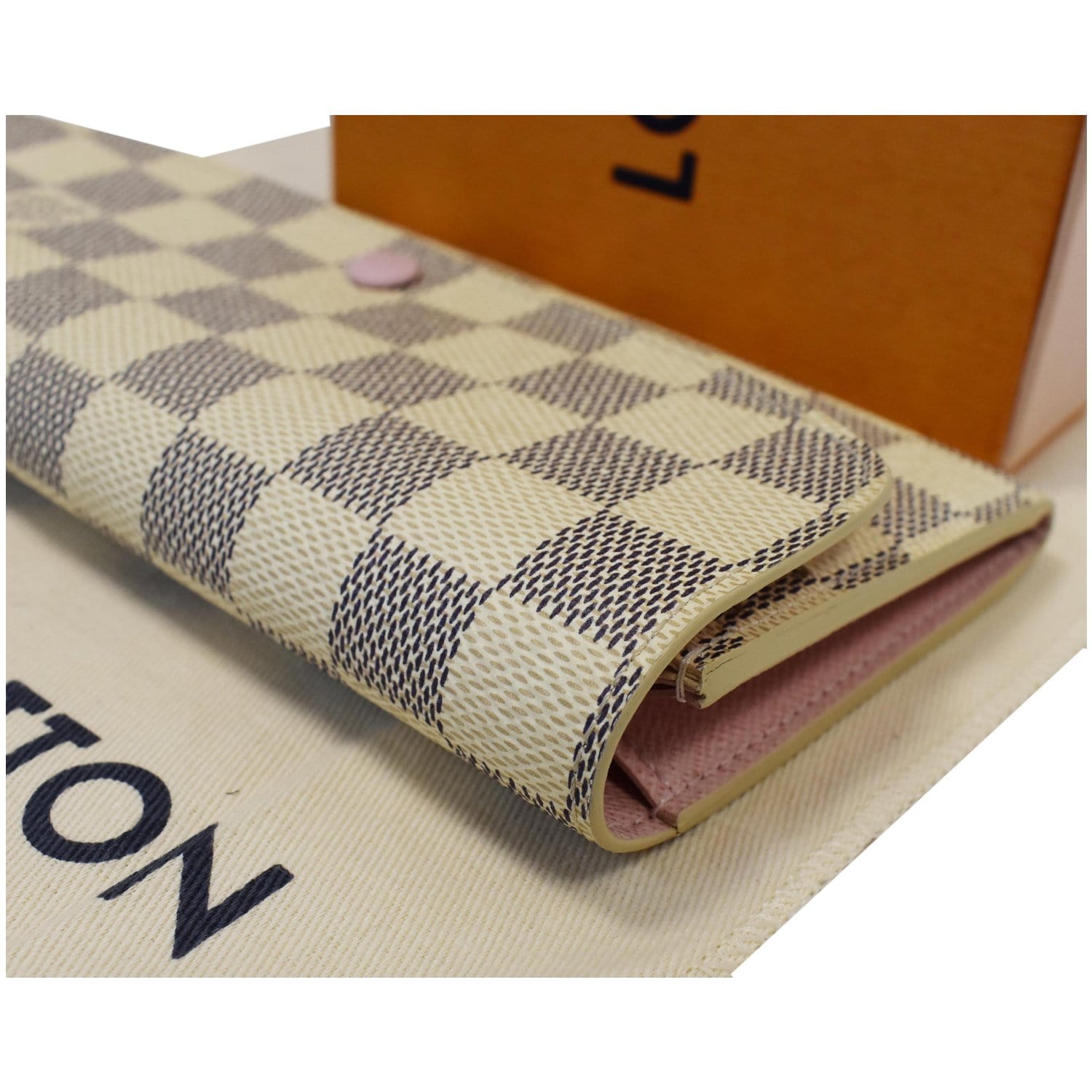 Louis Vuitton White Multicolor French Purse Wallet at Jill's