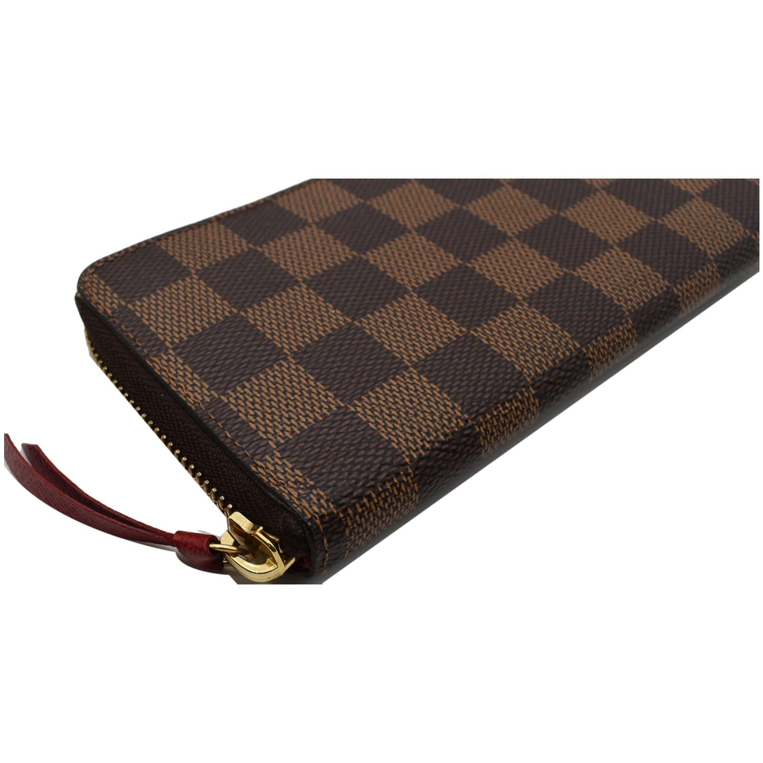 Louis Vuitton Clemence Damier Ebener Zipped Wallet
