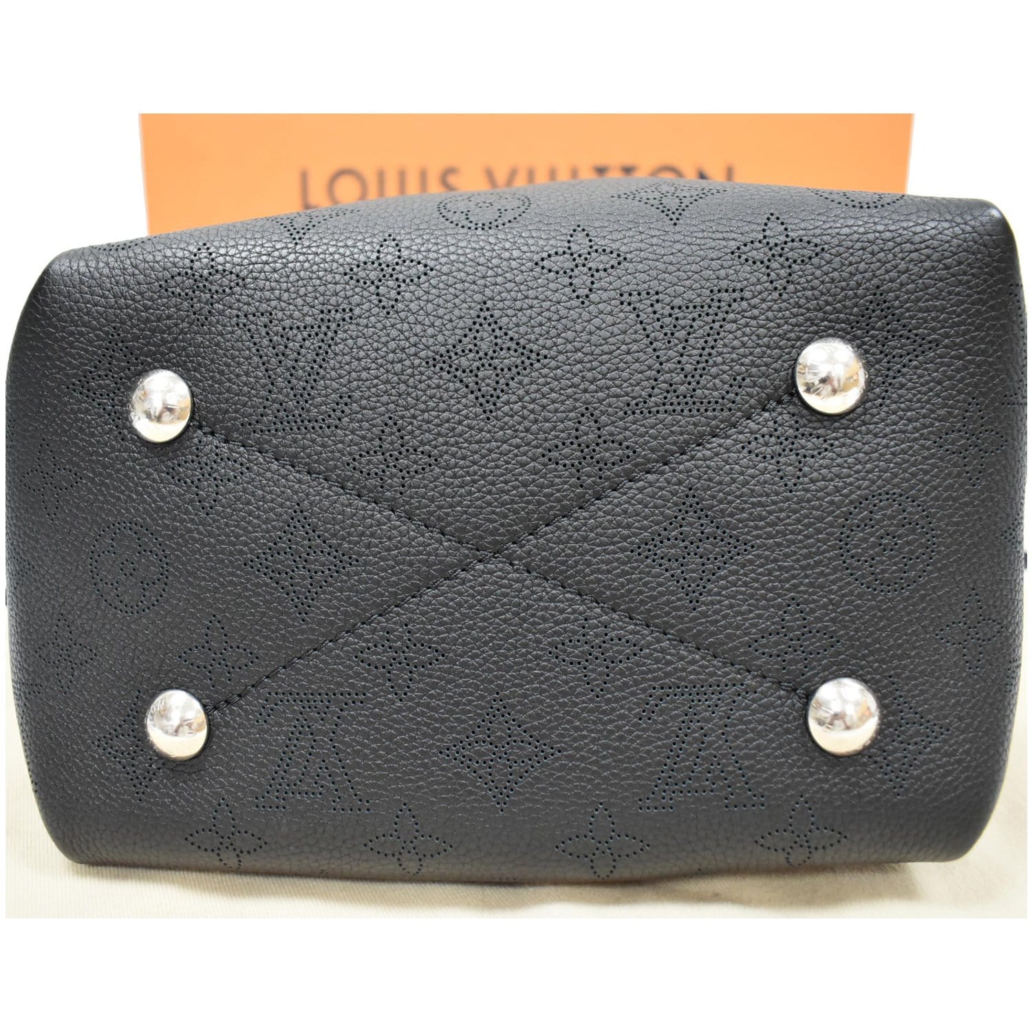 Louis Vuitton Bella Mahina Calf Leather Tote Shoulder Bag