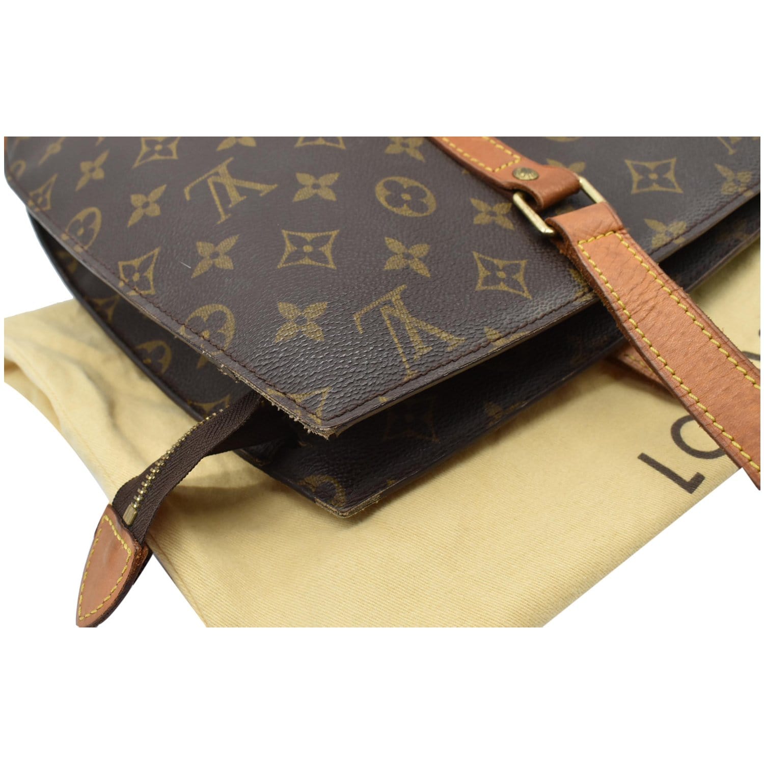 Louis Vuitton Babylone Vintage Brown Monogram Canvas Shoulder Bag -  9brandname