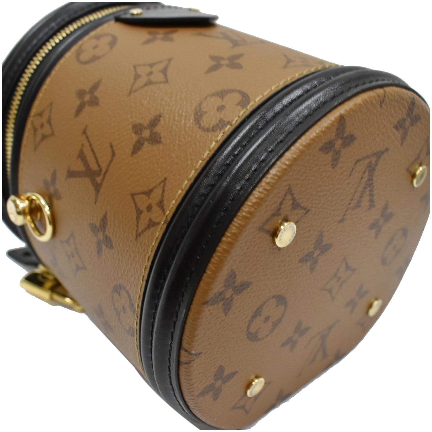 Cannes cloth handbag Louis Vuitton Brown in Cloth - 24970194