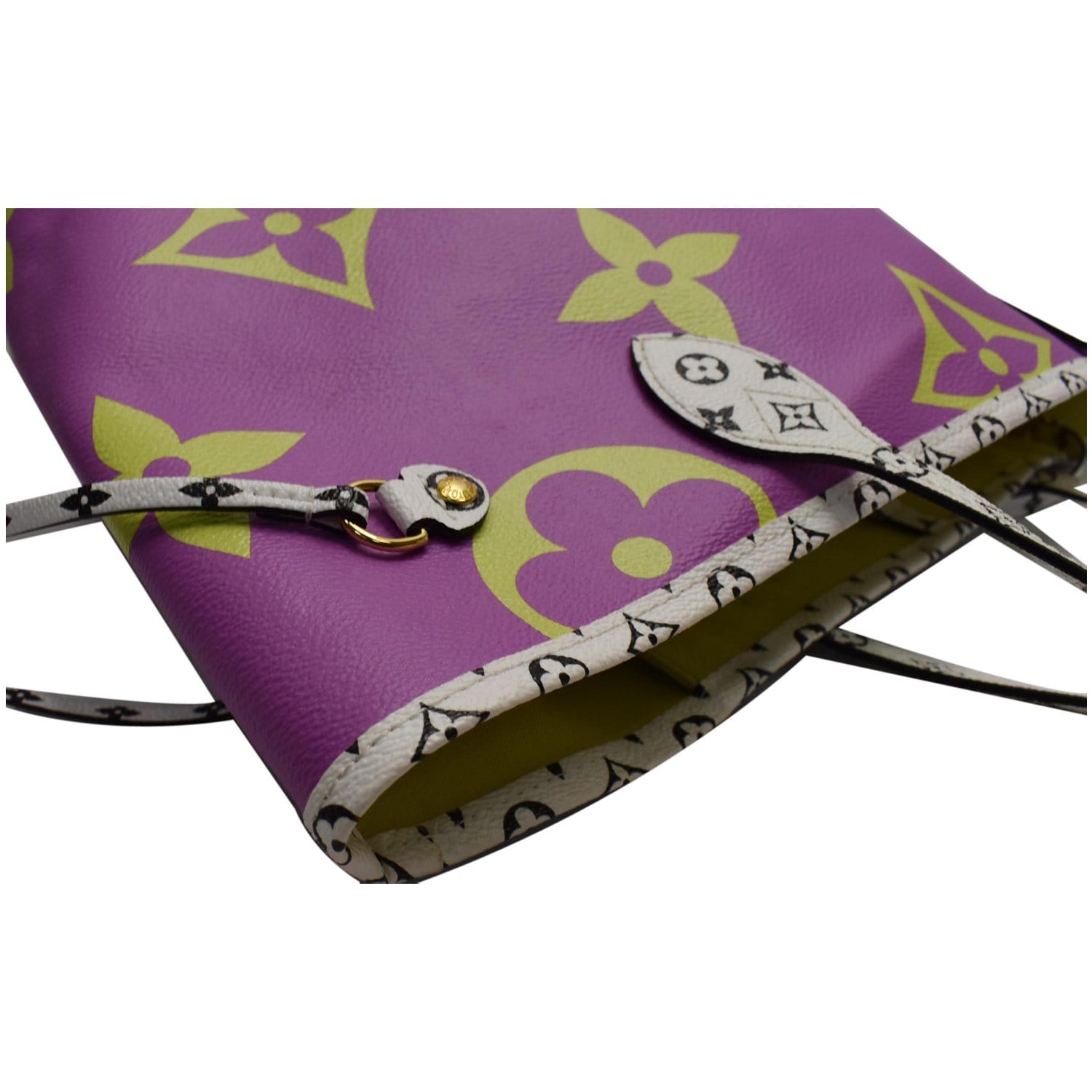 Louis Vuitton Neverfull Monogram Giant MM Lilac/Yellow Lining in Coated  Canvas with Gold-tone - US
