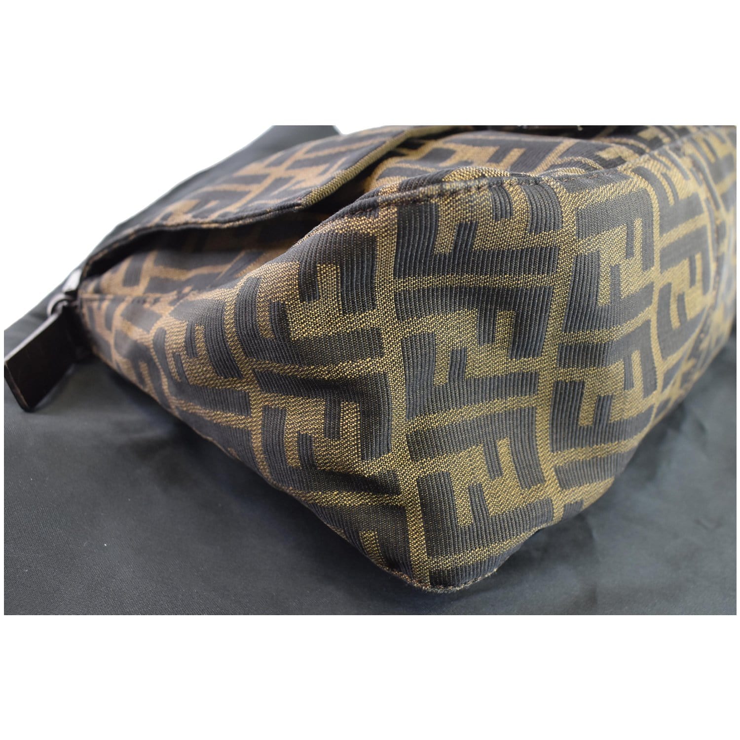 FENDI-Zucchino-Canvas-Leather-Mini-Mamma-Baguette-Bag-8BK005 – dct