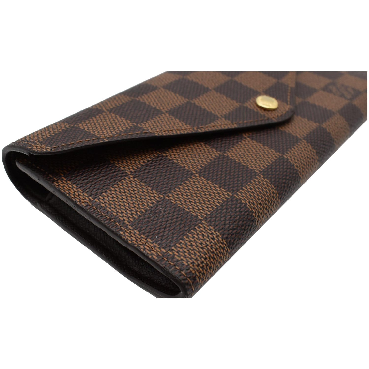 Louis Vuitton - Authenticated Joséphine Wallet - Leather Brown for Women, Very Good Condition