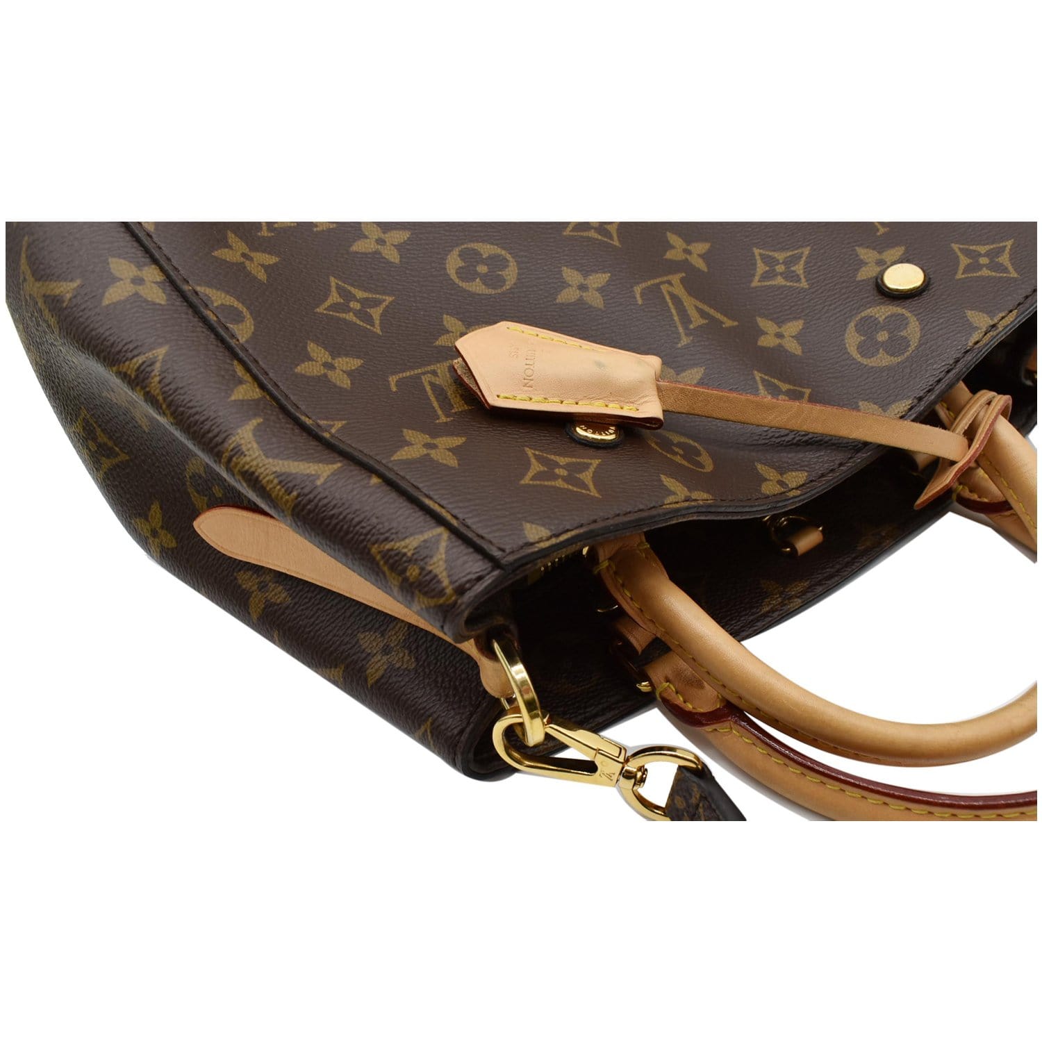 Louis Vuitton Montaigne Handbag Monogram Canvas BB Brown 21971845