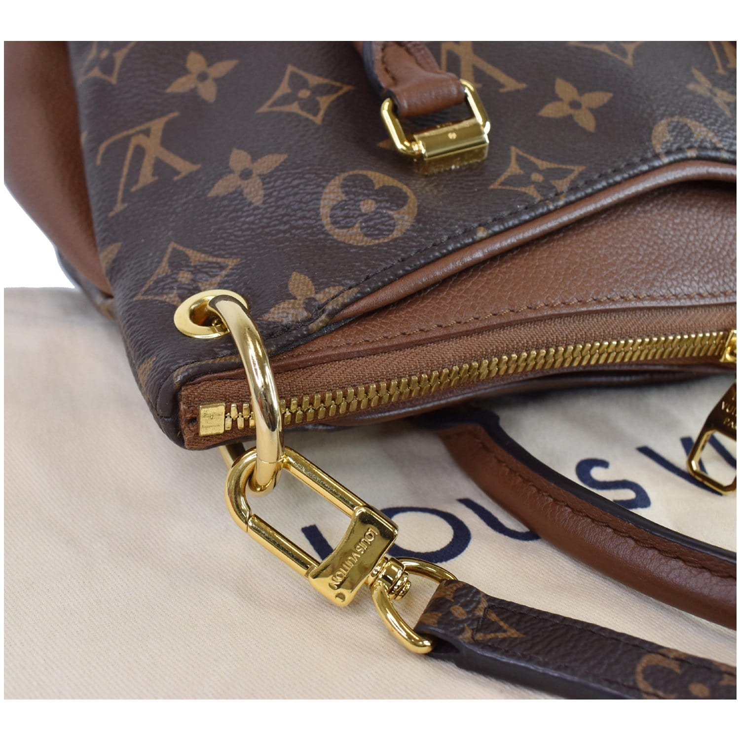 Louis Vuitton, Bags, Beautifulauthentic Lv Pallas Bb Hand Bag Shoulder  Bag Monogram Brown