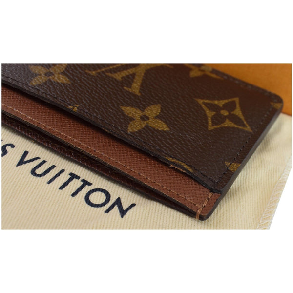 Louis Vuitton Monogram Canvas Card Holder For Women - brown color