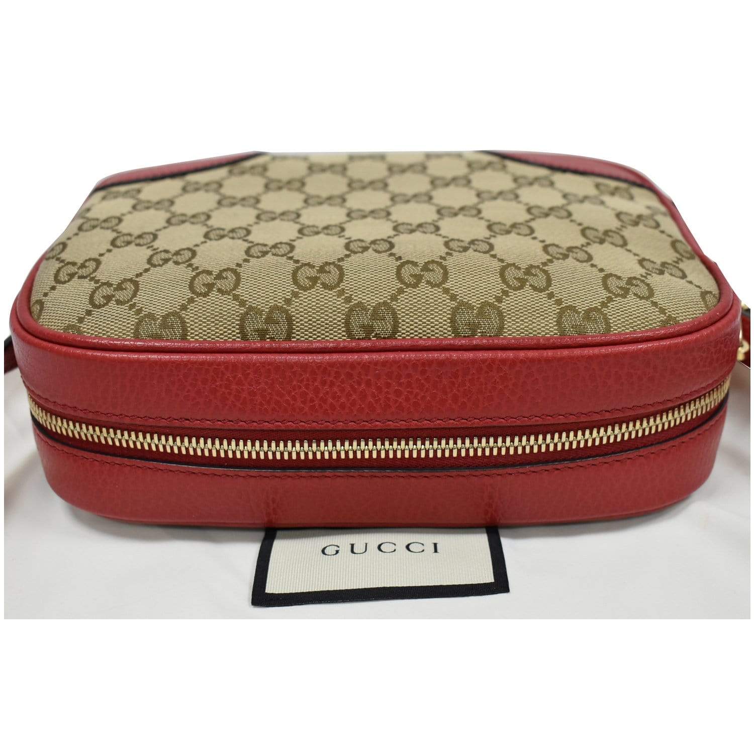 Gucci Red Canvas Bree Crossbody Bag