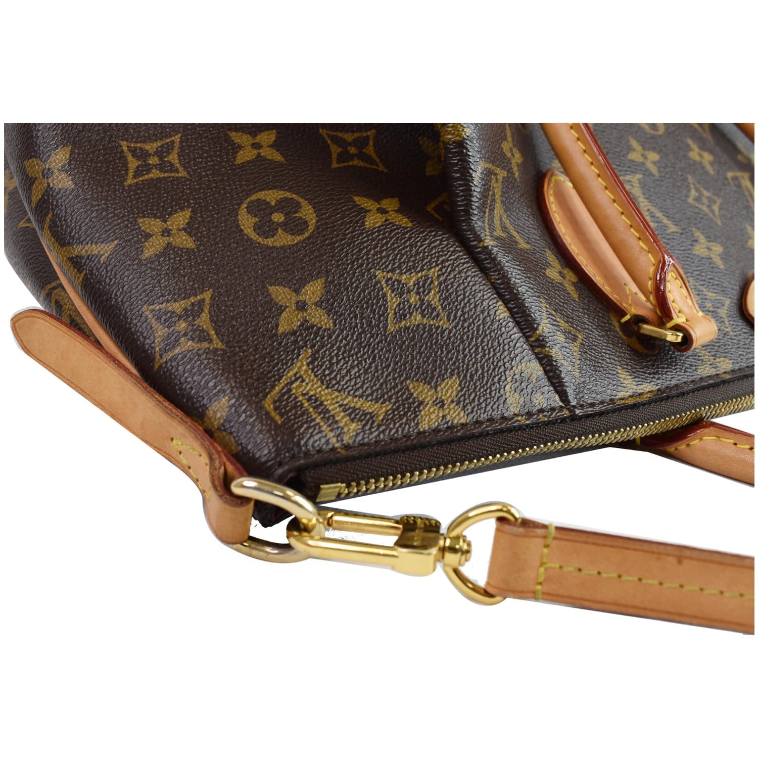 LOUIS VUITTON Turenne MM Monogram Canvas 2 Way Shoulder Bag Brown