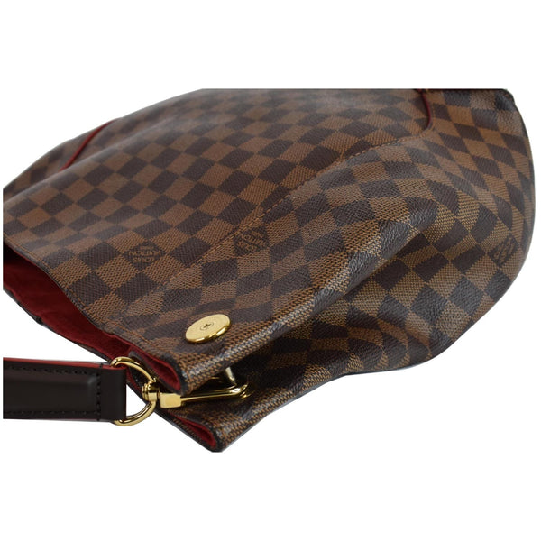 LOUIS VUITTON Caissa Damier Ebene Hobo Bag Brown