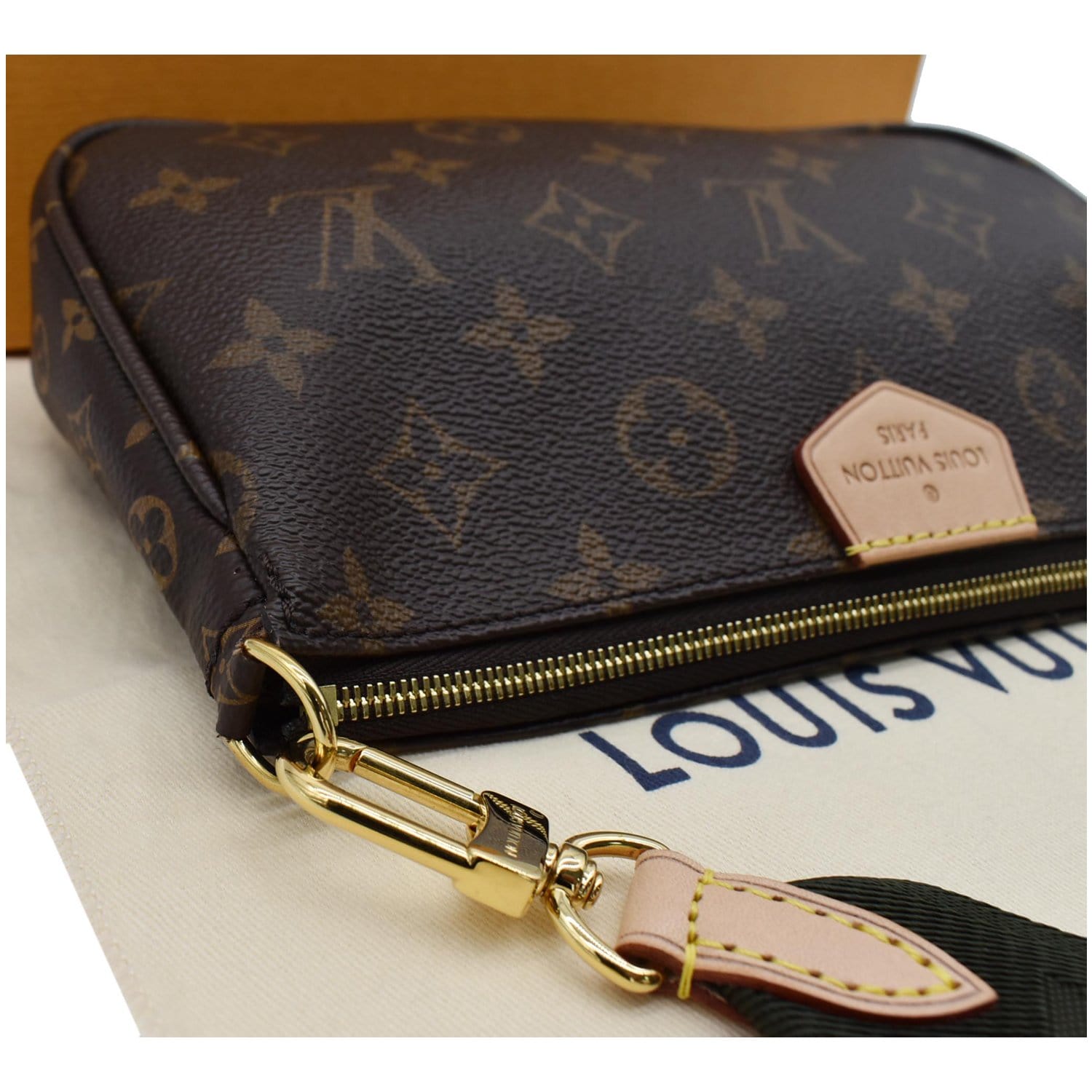 Louis Vuitton Khaki Monogram Canvas Multi-Pochette Accessories Bag