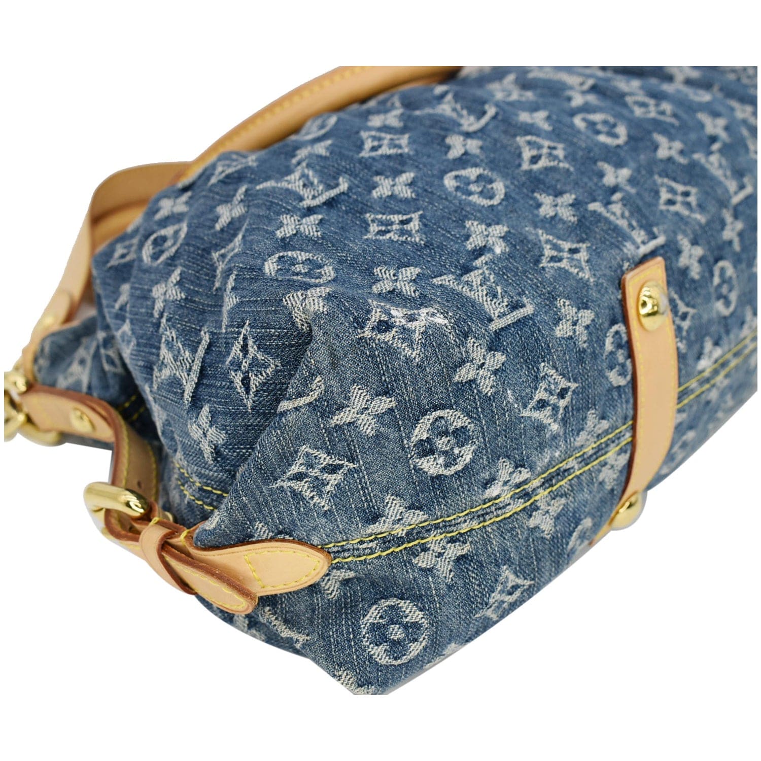 Louis Vuitton LV Shoulder Bag Sac Maman Navy Blue Monogram Mini Date Stamp  V1006