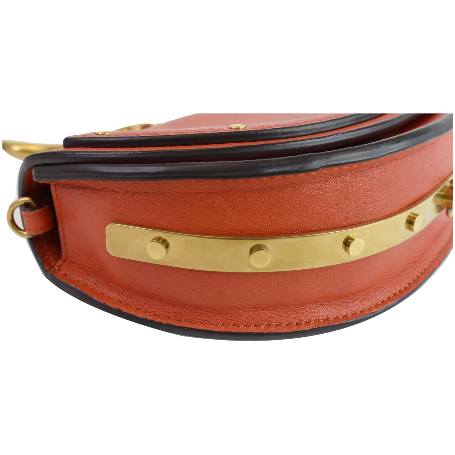 This Chloé Small Nile Bracelet Calfskin Minaudiere had some