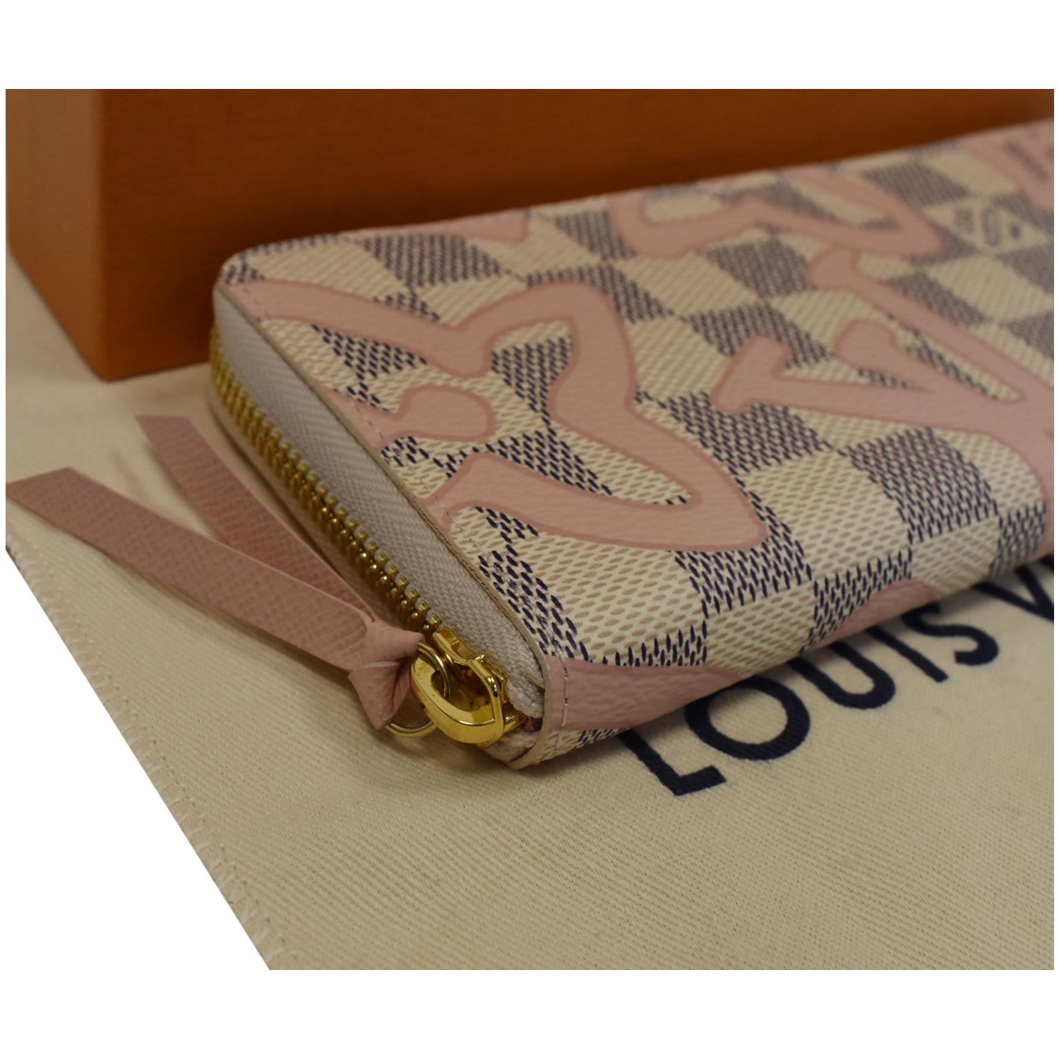 Louis Vuitton Damier Azur Clemence Wallet Tan - A World Of Goods For You,  LLC