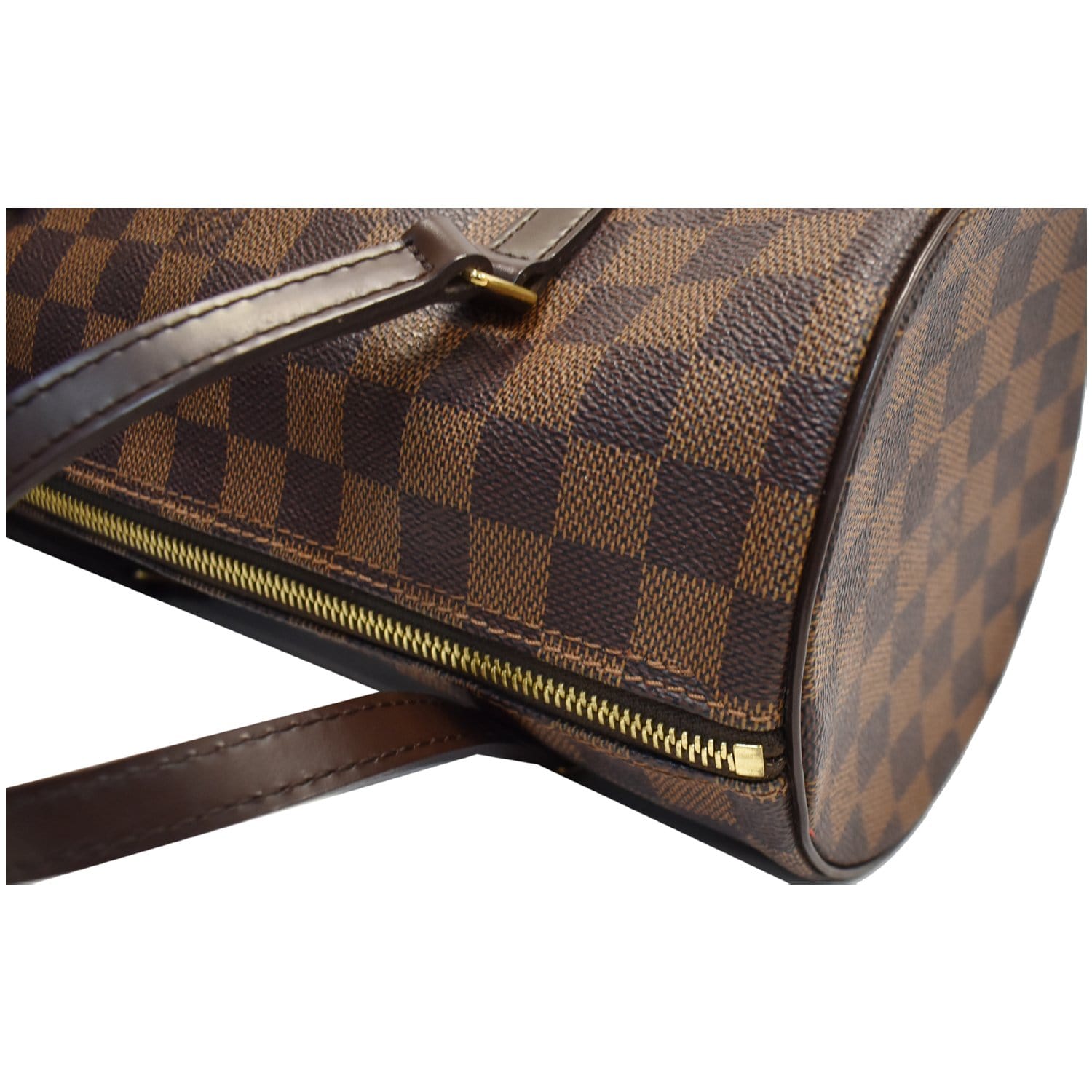 Louis Vuitton Papillon 26 Damier Ebene Shoulder Handbag
