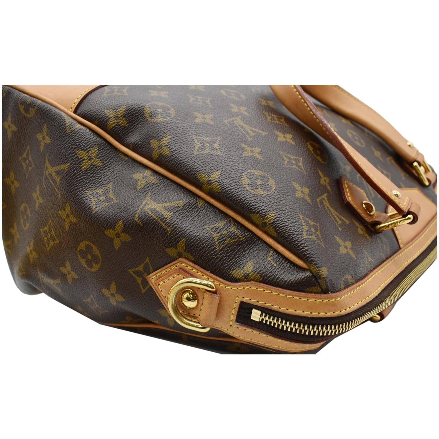 Authentic Louis Vuitton Shoulder Bag Brown Monogram 