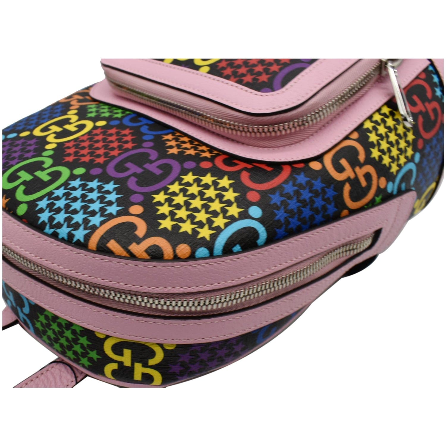 Gucci Pink GG Supreme Psychedelic Backpack Cloth Cloth ref.819628