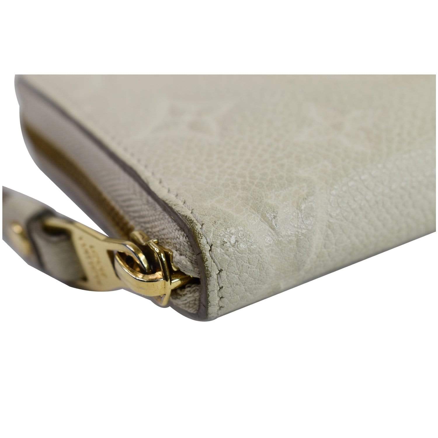 LOUIS VUITTON Compact Wallet PORTEFEUILLE CLEA Japan Limited White