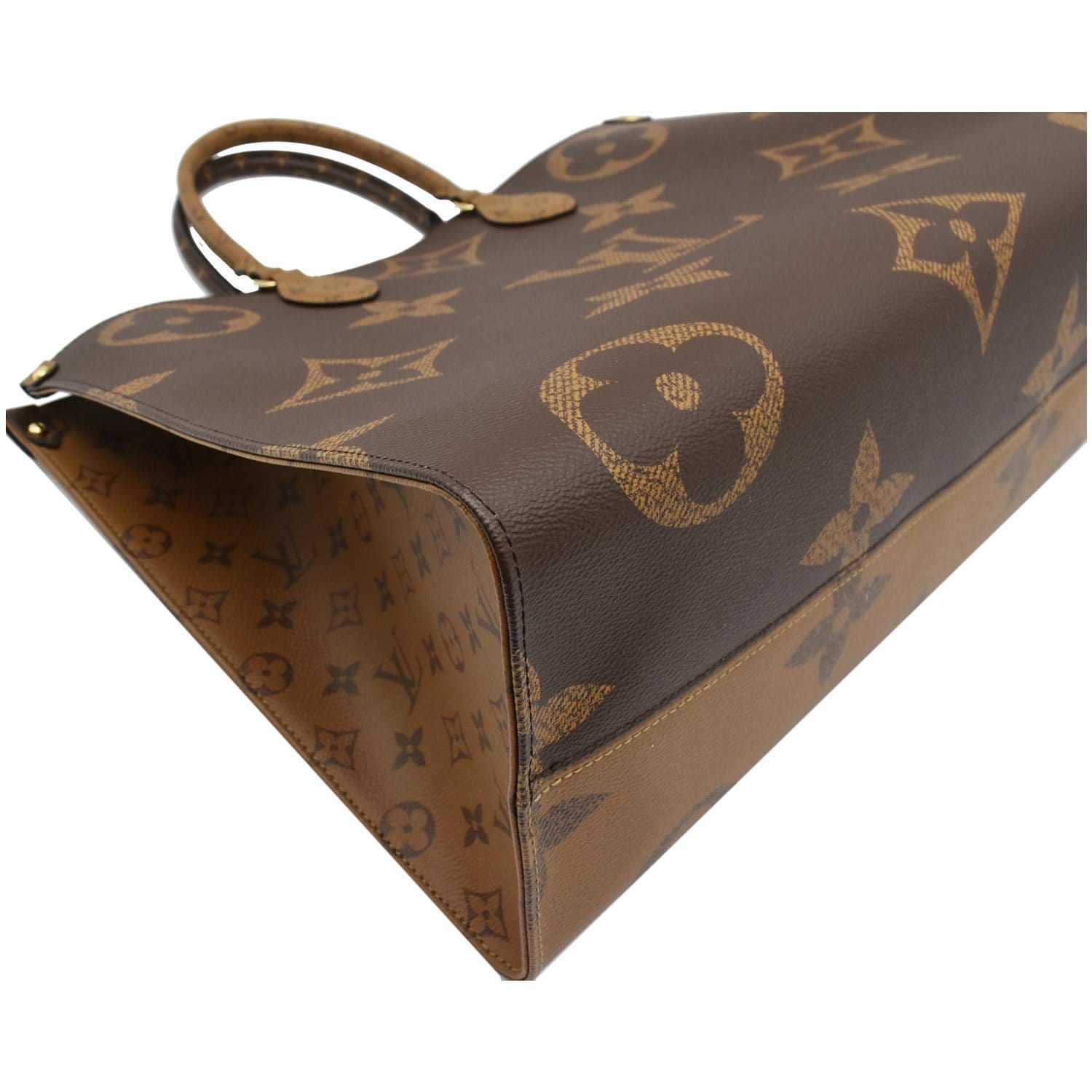 Louis Vuitton OnTheGo Shoulder Bag GM Brown Canvas for sale online