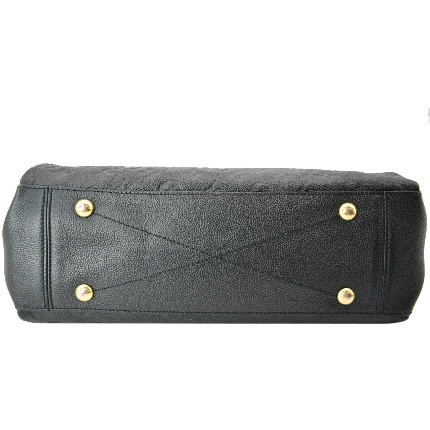 Louis Vuitton SURENNE MM black bag Leather ref.290958 - Joli Closet