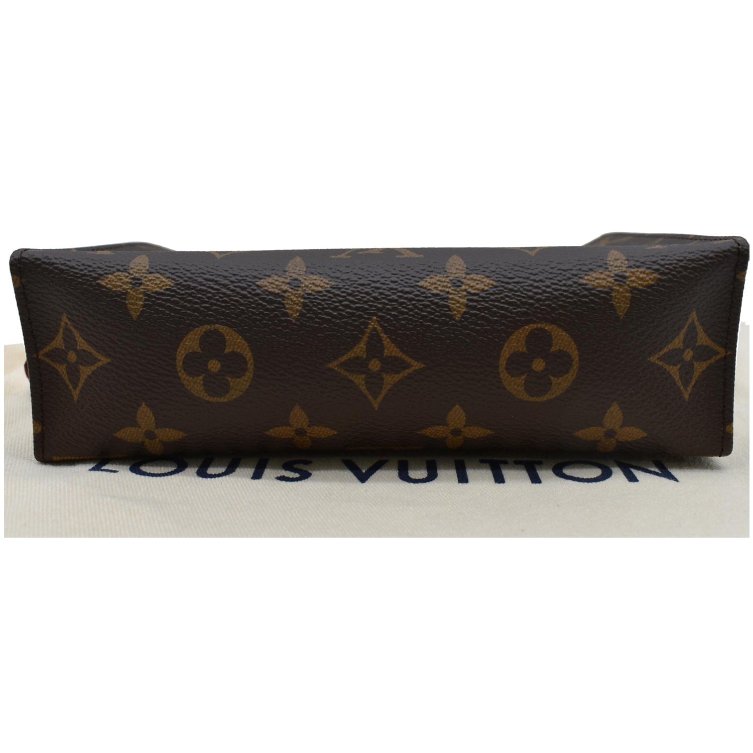 Louis Vuitton Monogrammed toiletry case Dark brown Cloth ref.86537