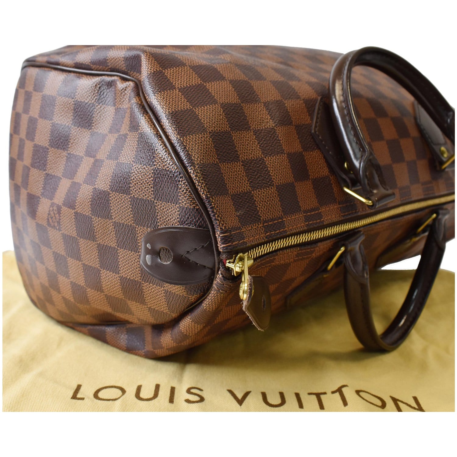Louis Vuitton Damier Ebene Speedy 35 Satchel (SHF-20582) – LuxeDH