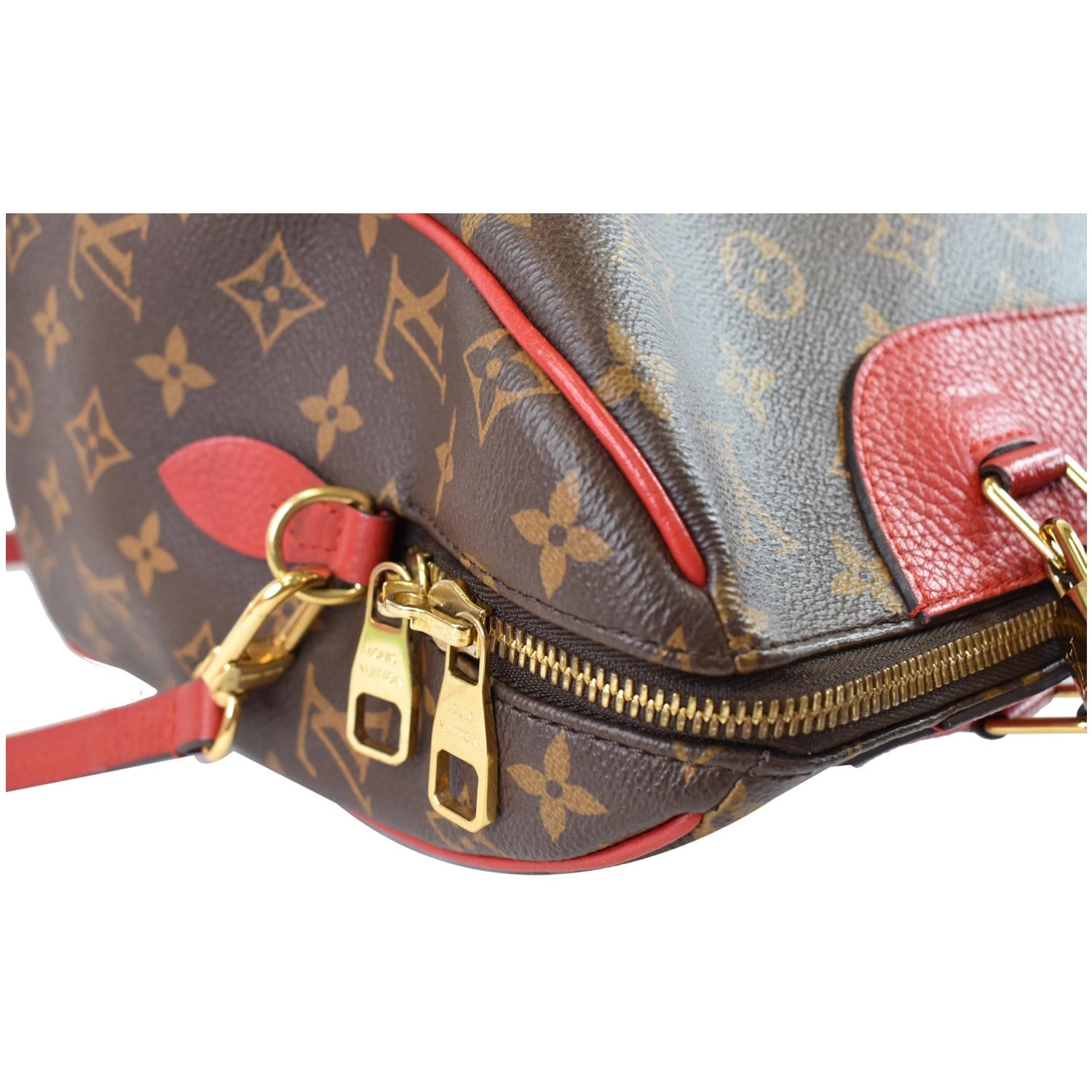 Louis Vuitton Bag Red Trimmed