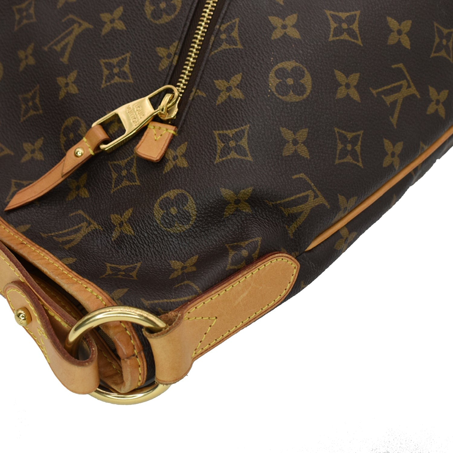 Louis Vuitton Shoulder Delightful NM Tote Brown Monogram GM Canvas Hobo Bag  at 1stDibs