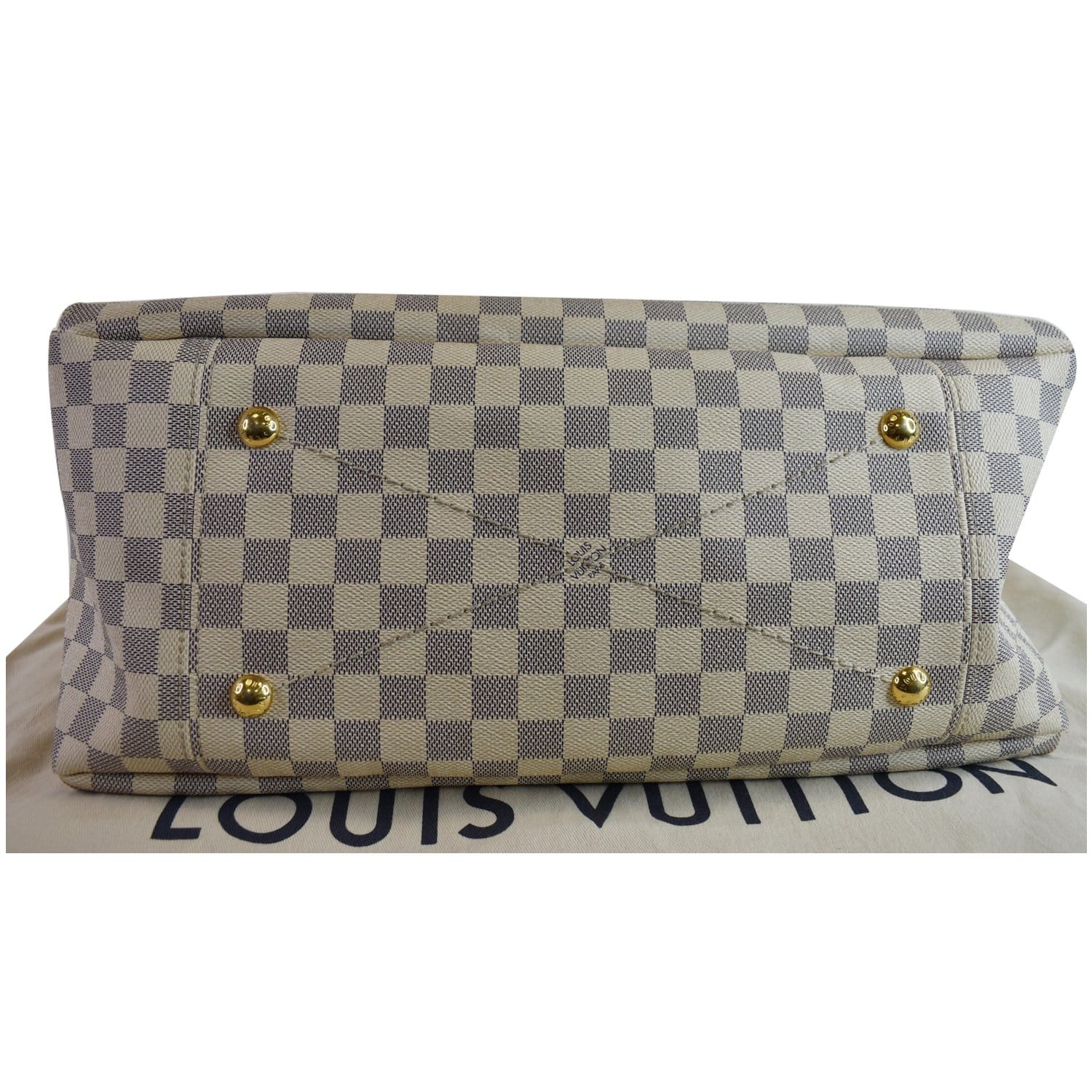 LV Louis Vuitton N41174 Artsy Damier Azur Woman Lady Handb…