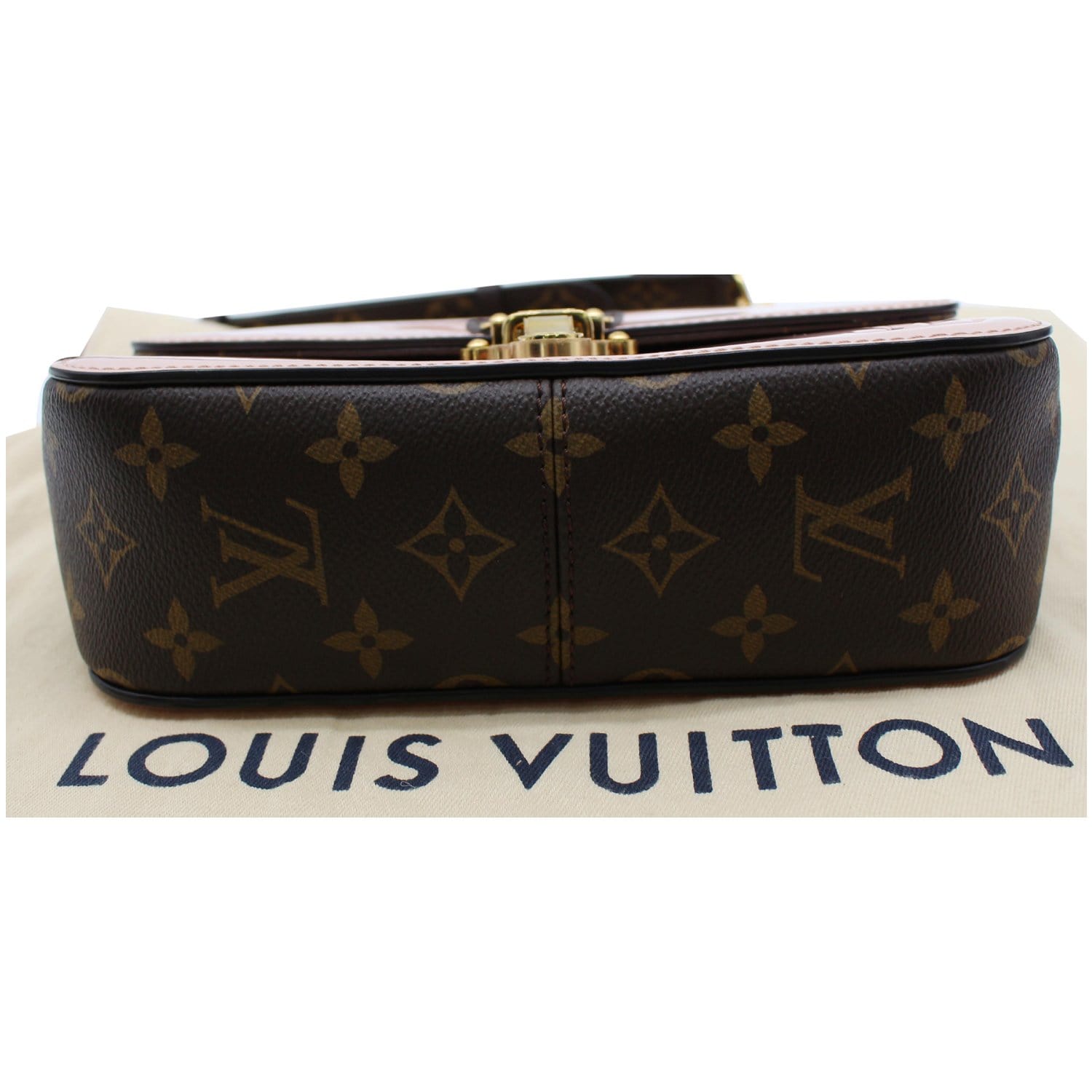 Louis Vuitton brown leather monogram 'Cosmetic Pouch PM' Brand  New RRP 405