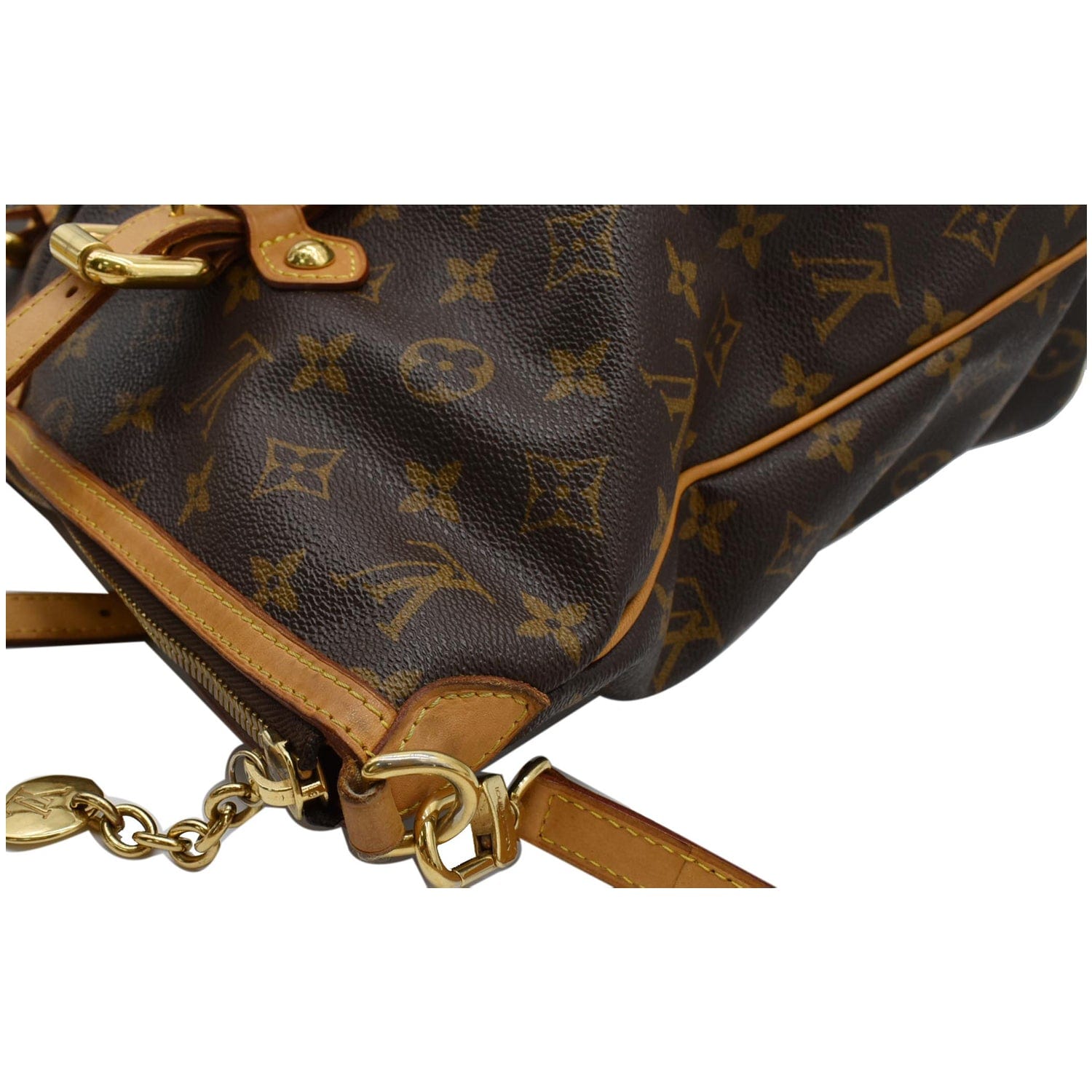 Pre-owned Louis Vuitton 2010 Palermo Gm Tote Bag In Brown