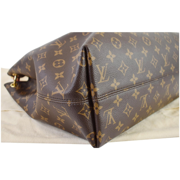 LOUIS VUITTON Graceful MM Monogram Canvas Shoulder Bag Brown