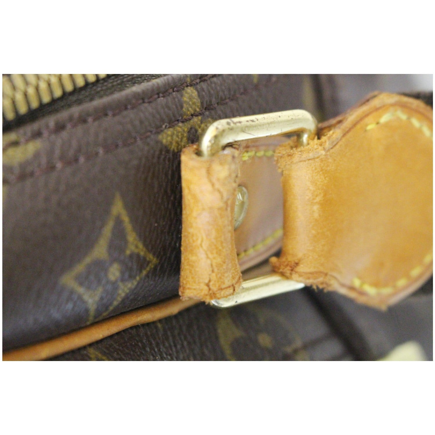 LOUIS VUITTON Handbag Stamp Bag PM Cruise Line M95239 Suede Leather Gray  Women