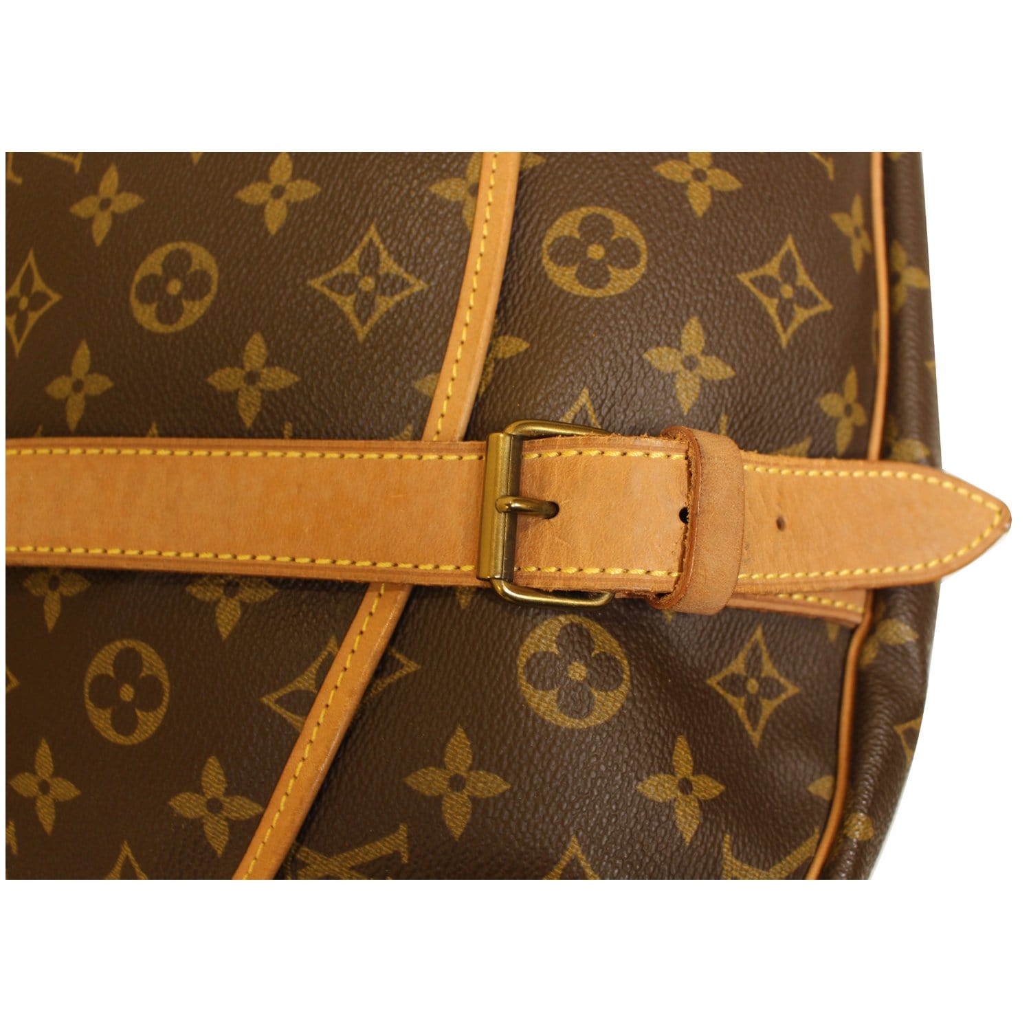 Louis Vuitton Saumur BB in Monogram Coated Canvas with Gold-tone - US