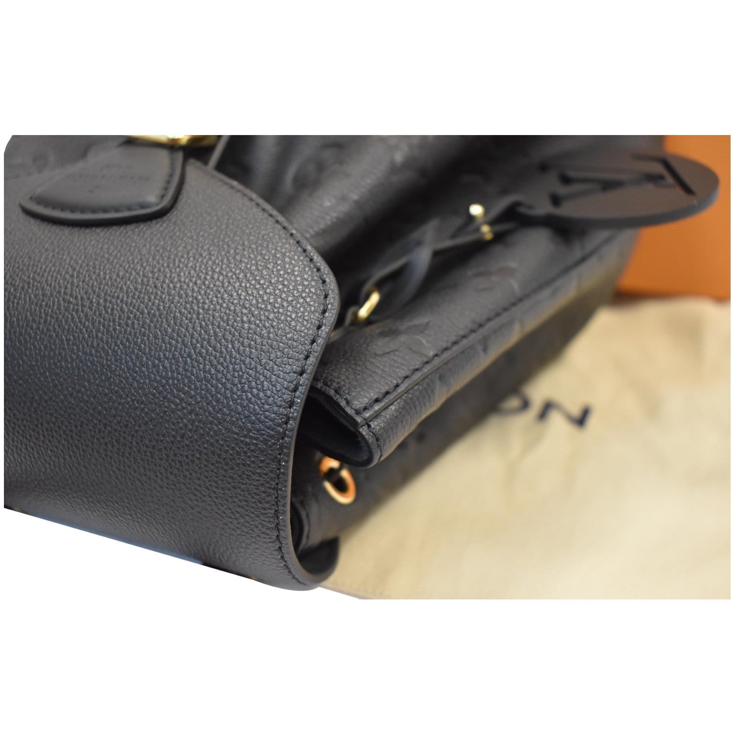 Louis Vuitton Montsouris NM Backpack Monogram Empreinte Leather PM Black  2192121