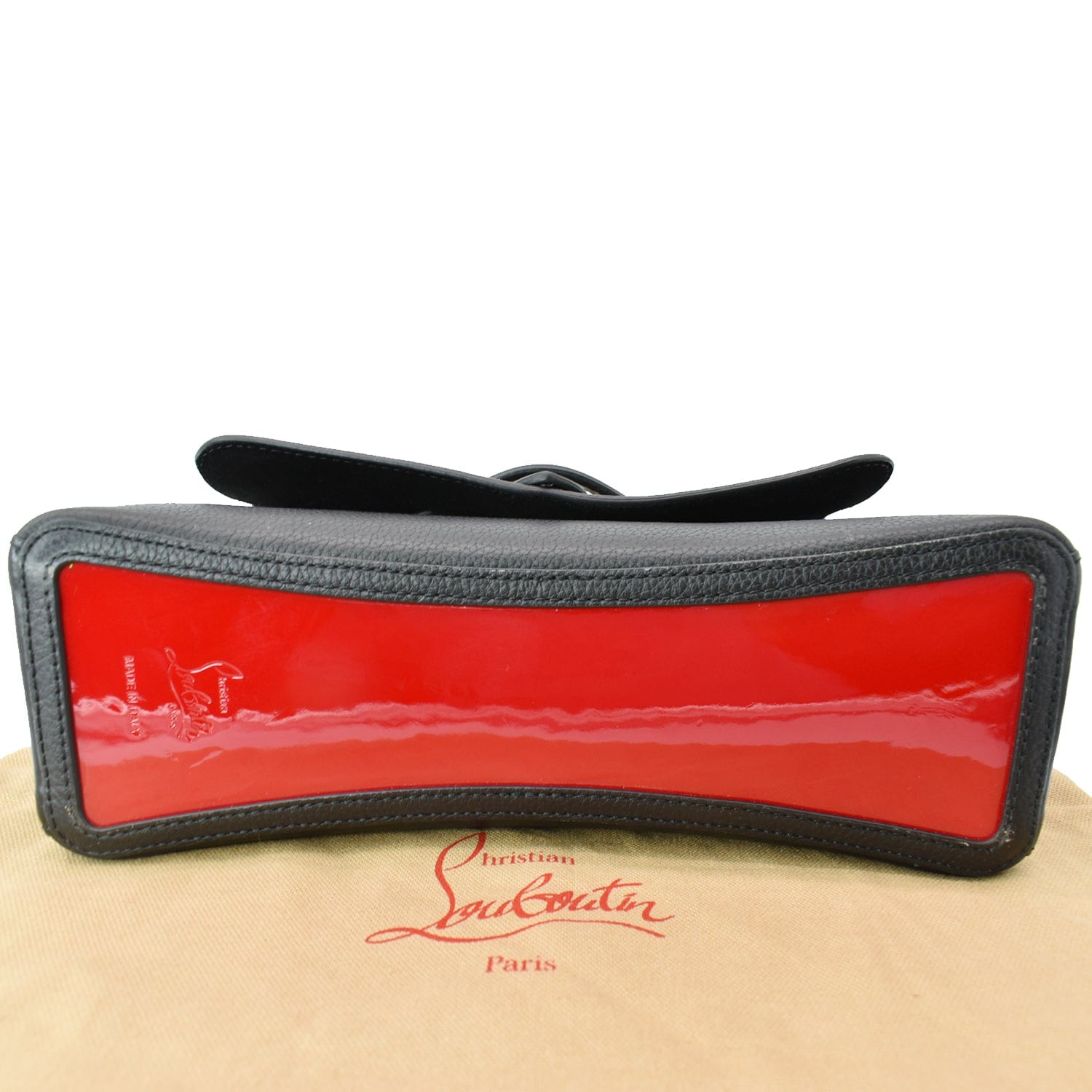 new CHRISTIAN LOUBOUTIN Rubylou Mini red calf leather logo crossbody camera  bag at 1stDibs