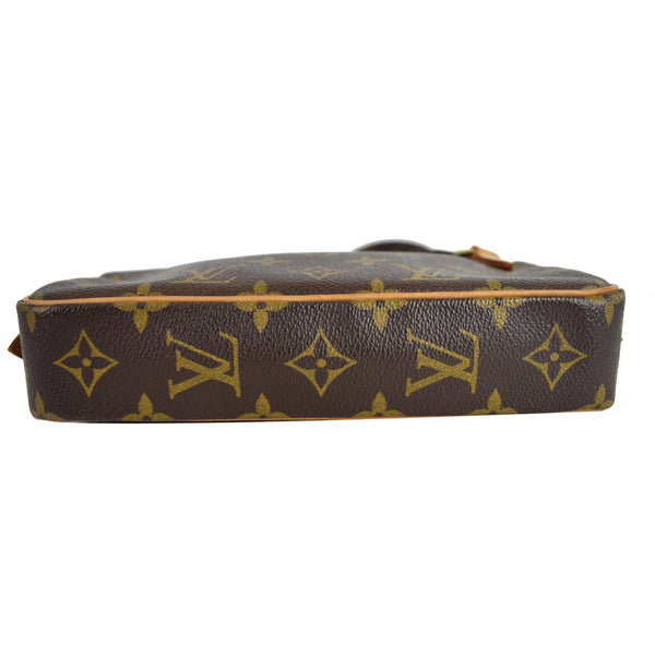 LOUIS VUITTON Pochette Marly Bandouliere Monogram Canvas Crossbody Bag Brown