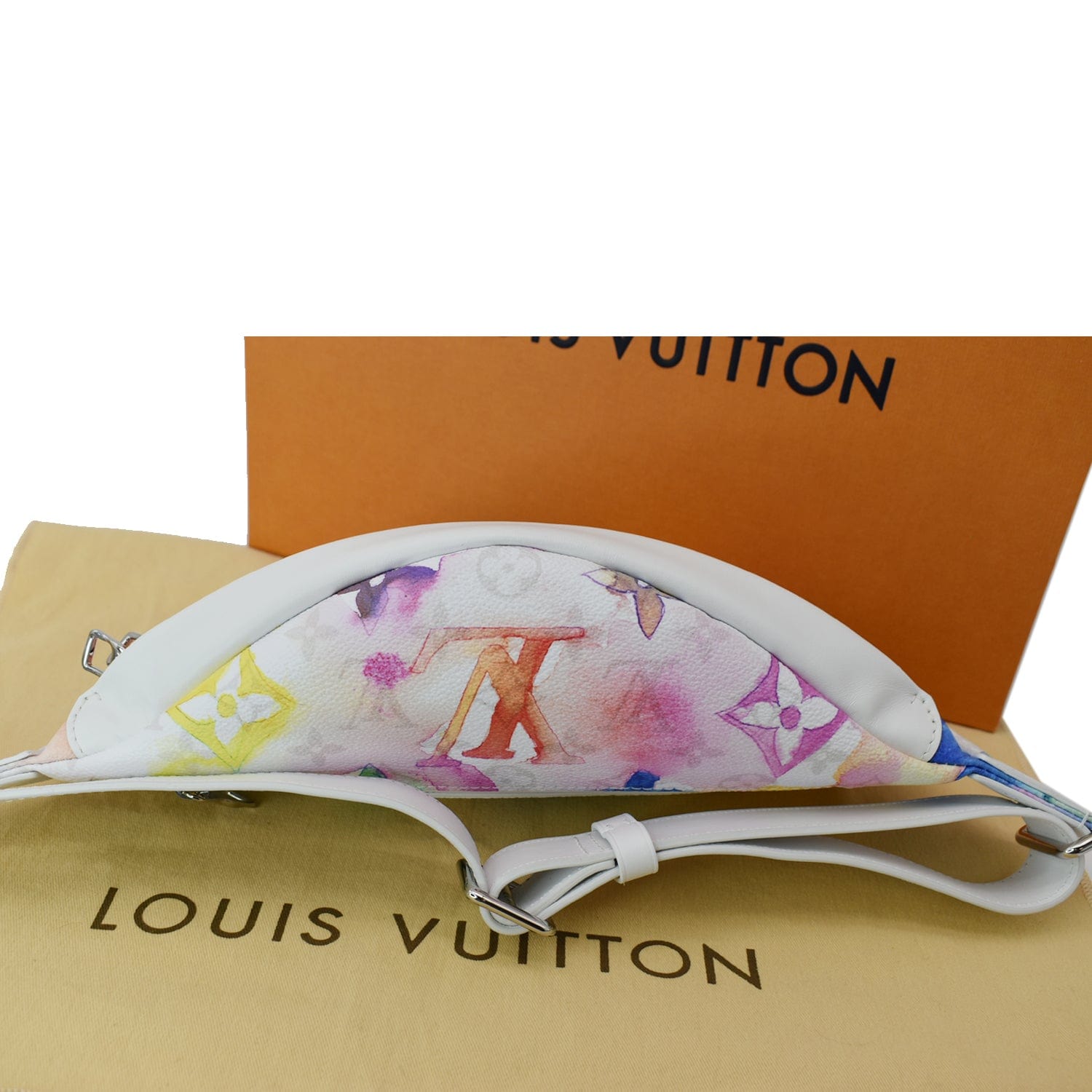 Louis Vuitton Multicolor White Watercolor Monogram Bumbag Fanny