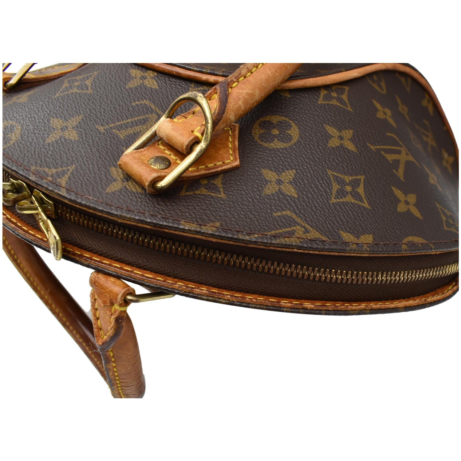 Ellipse leather handbag Louis Vuitton Brown in Leather - 32597118