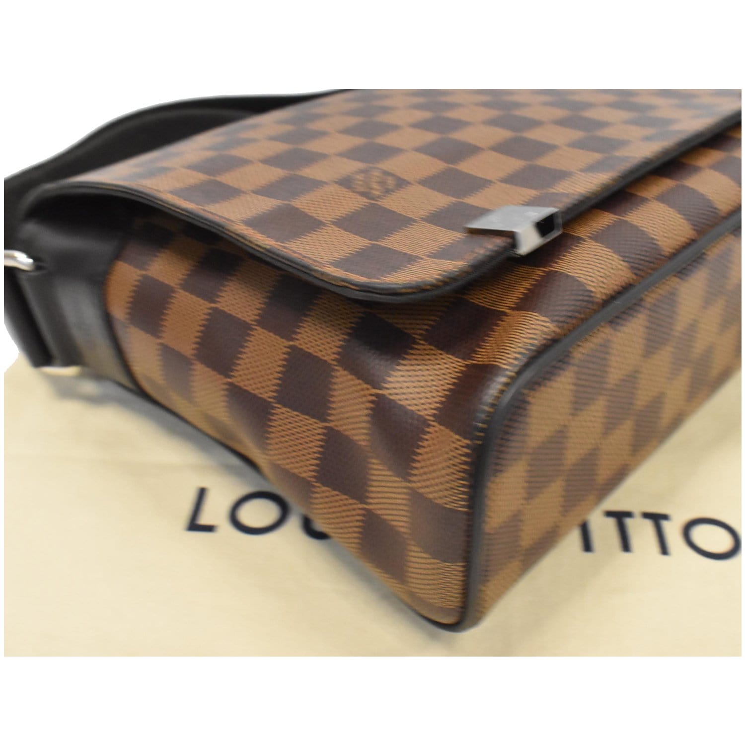 Louis Vuitton, Damier Ebene Canvas Messenger Bag, brown-…