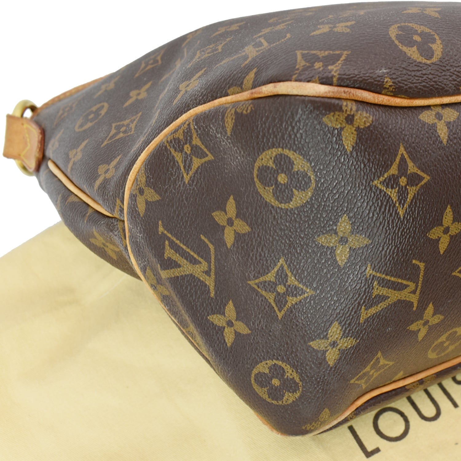Louis Vuitton Delightful MM Tote Monogram Canvas Shoulder Bag added insert  Pre owned Brown Leather ref.673986 - Joli Closet