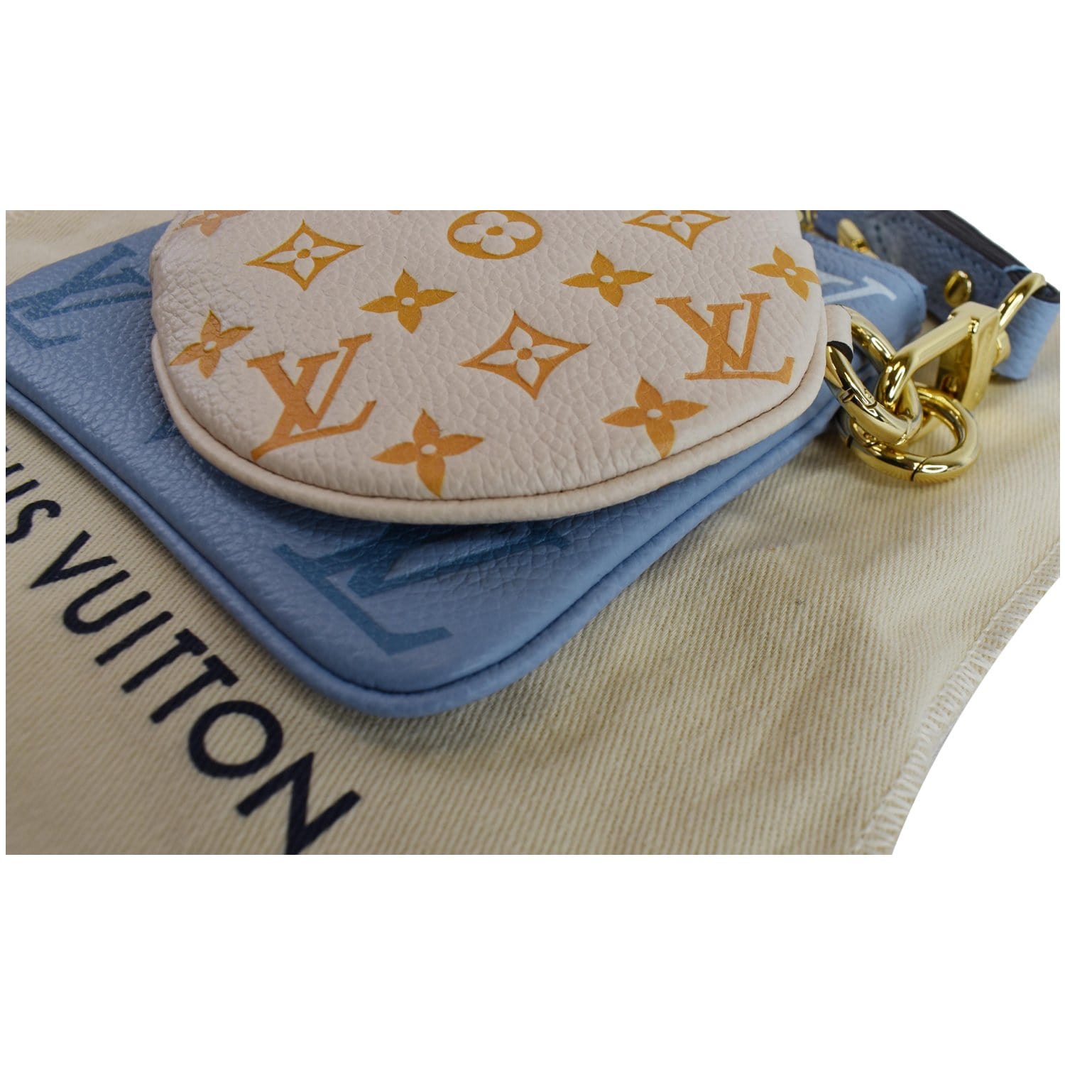 Louis Vuitton Summer Blue Monogram Empreinte Leather By the Pool