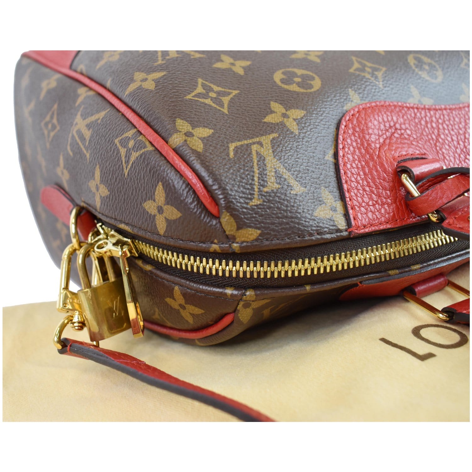 Louis Vuitton Discontinued Monogram x Pink V Tote BB 2way